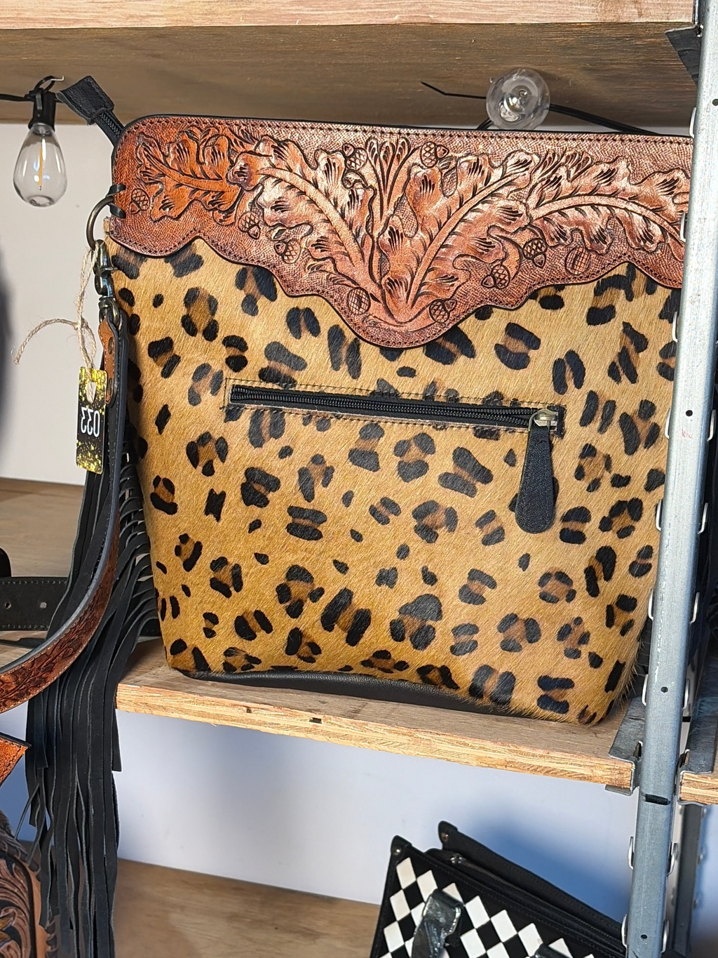 Leopard Printed Crossbody Item#033