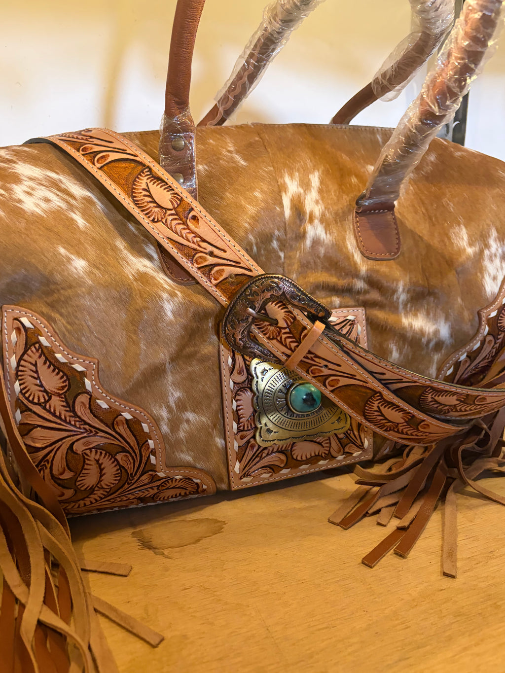 Duffle Bag Tan Item#036