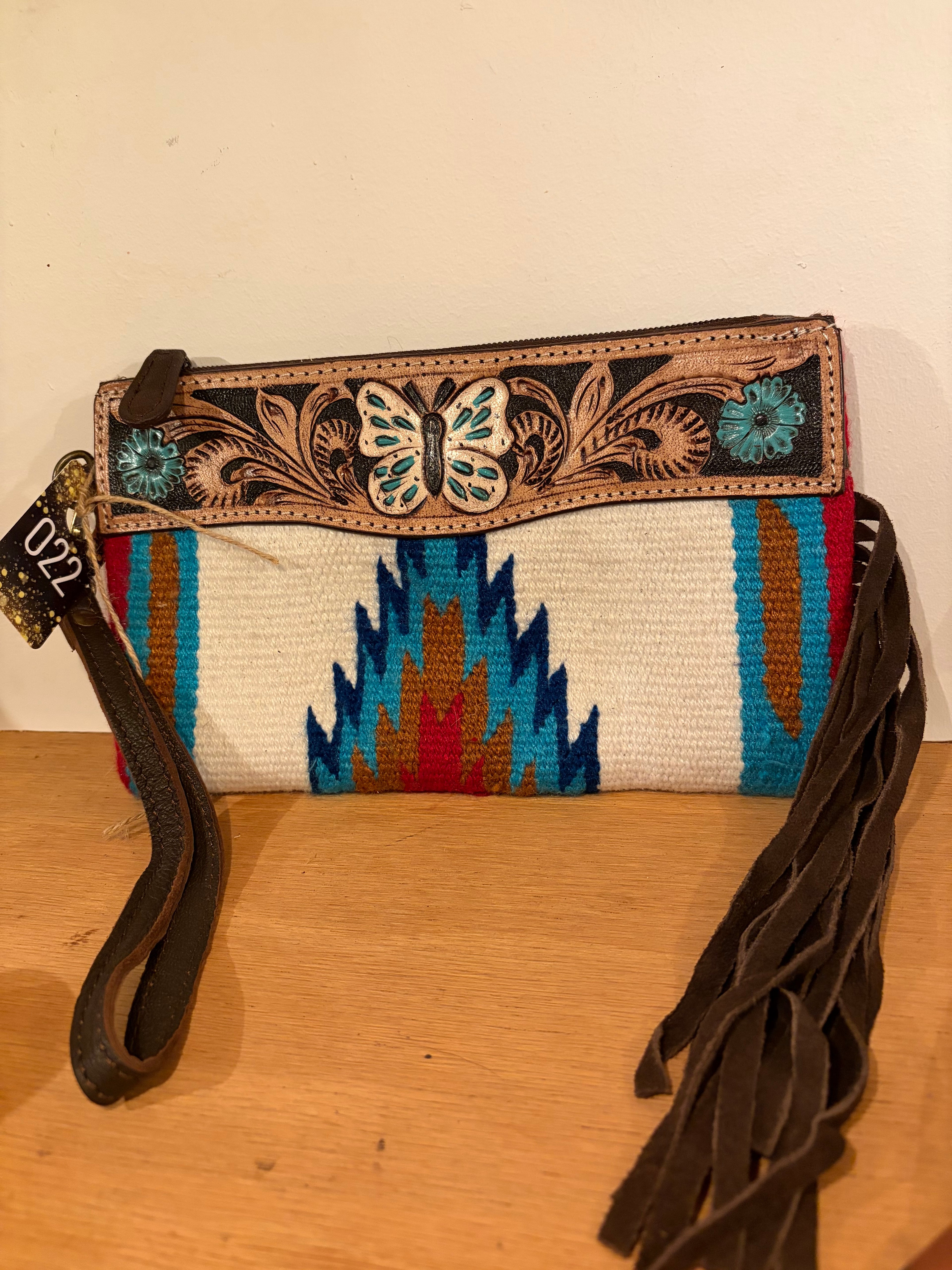 Aztec Butterfly Wristlet Item#022