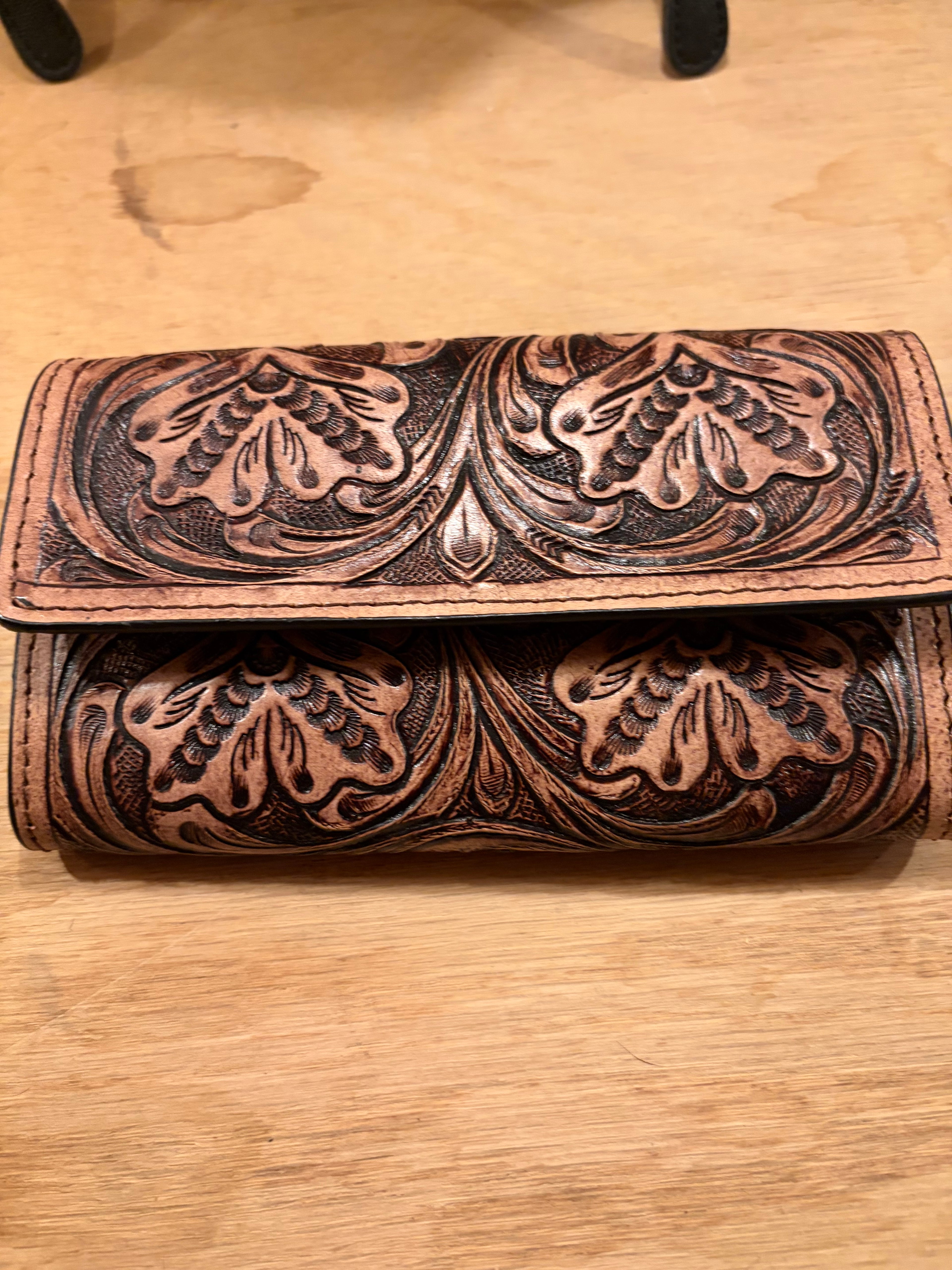 Handcrafted leather wallet