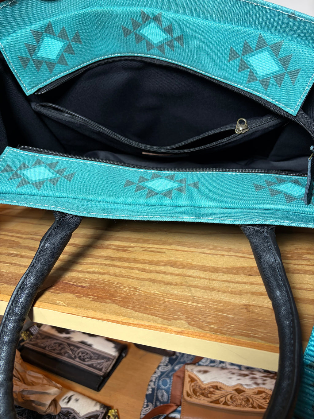 Turquoise Tote Item#015