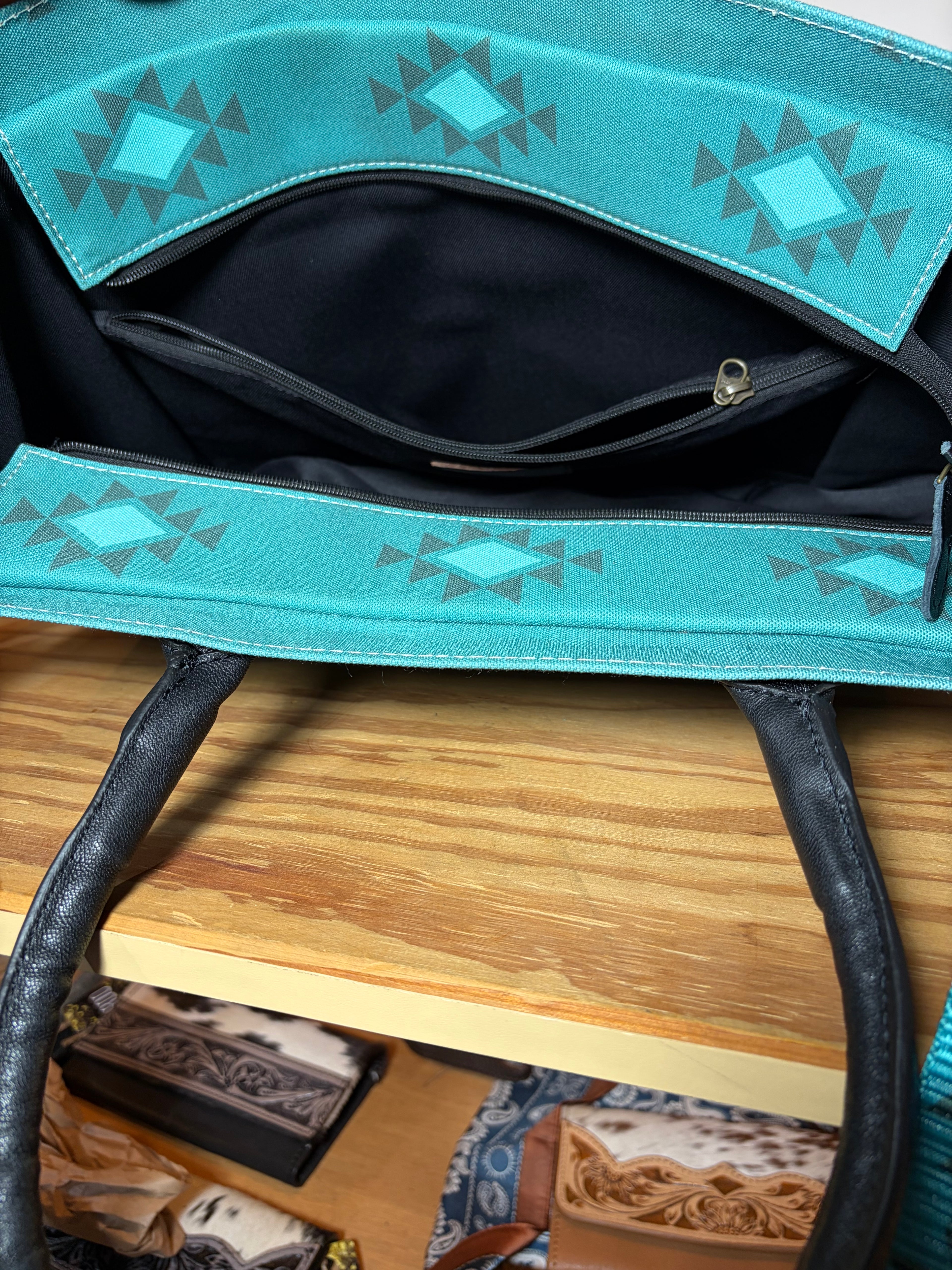 Turquoise Tote Item#015