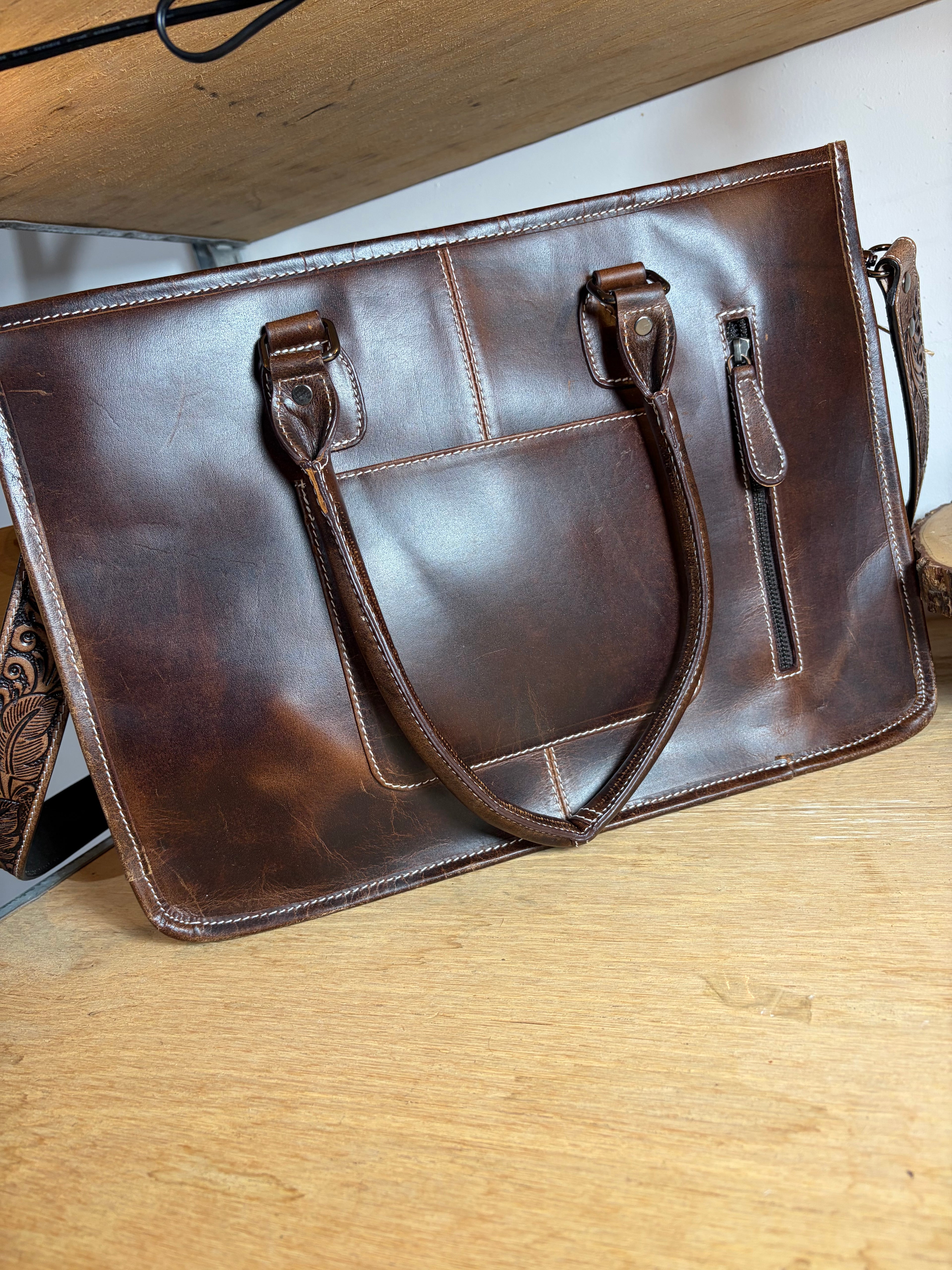 Large Tote -Brown Item#014