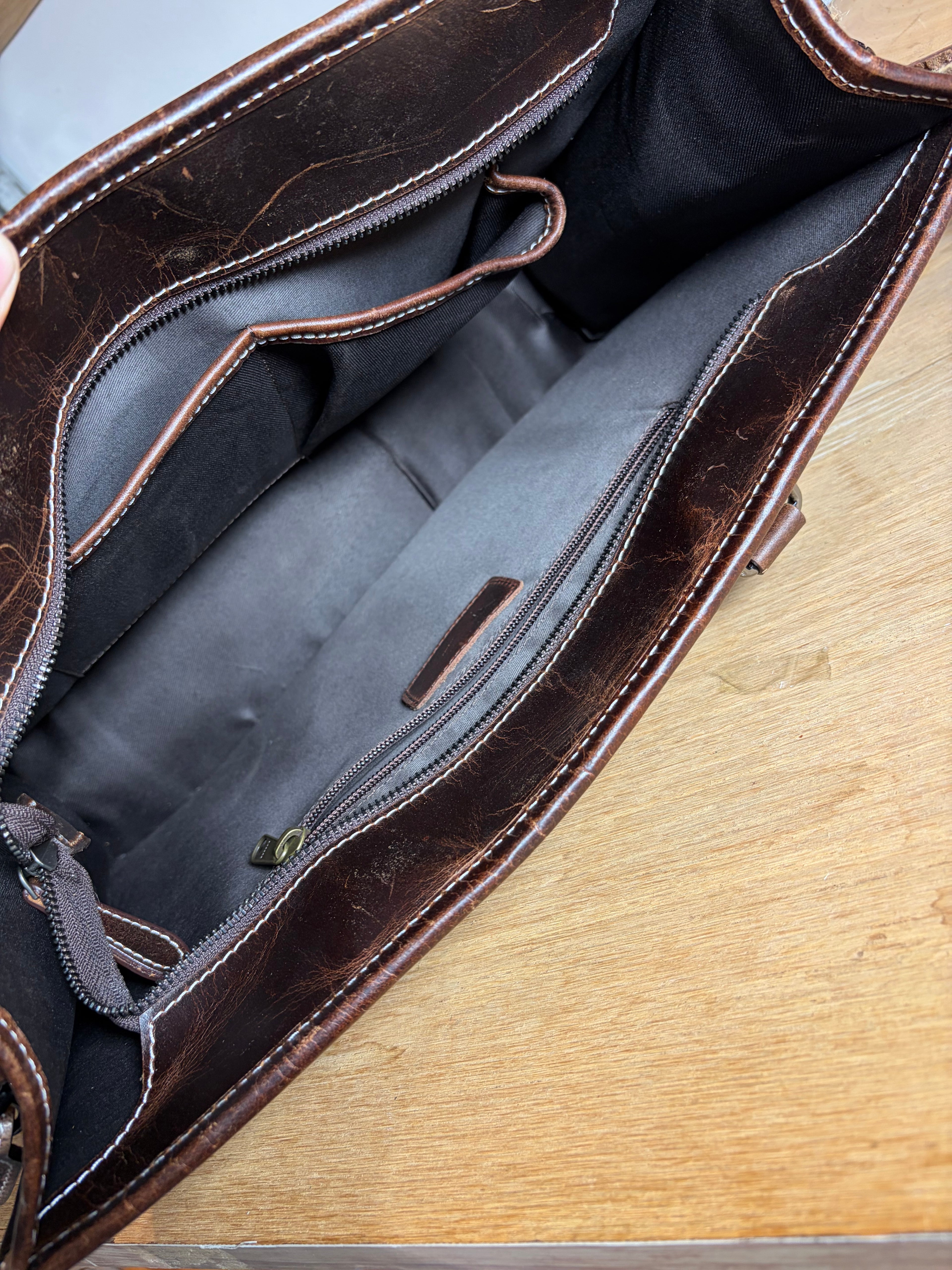 Large Tote -Brown Item#014