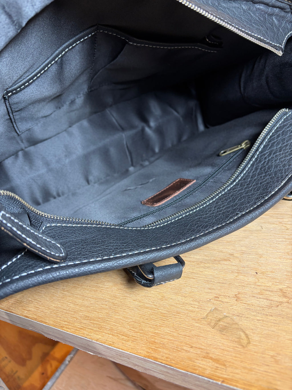 Large Black Tote Item#031