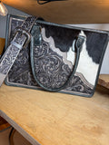 Large Tote-Black leather Item#031