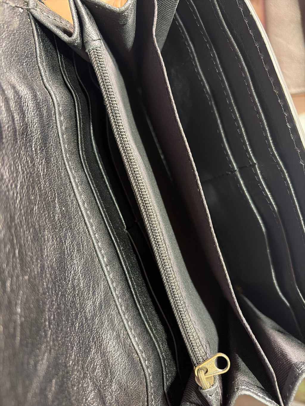 Leather Aztec design Wallet/Crossbody Item#010